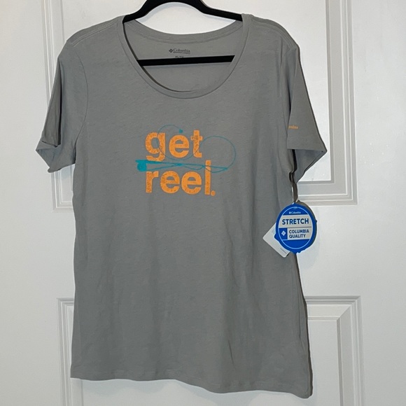 Columbia Tops - Columbia Outdoor Elements Tee II-Get Reel XL NEW!!!